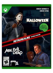 Halloween - Ash VS Evil Dead Retrorealms Double Feature Xbox Series X Xbox One - Picture 1 of 7
