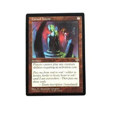 Cursed Totem x1 LP Mirage MTG Magic the Gathering Rare Artifact