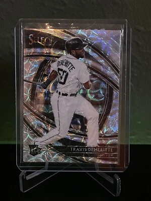 2020 Panini Select - Rookie Card #160 Travis Demeritte Silver Scope Prizm - Image 1 of 2