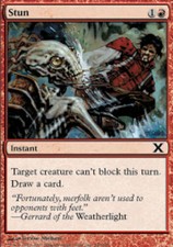 4x Stun MTG 10th Edition NM Magic Regular