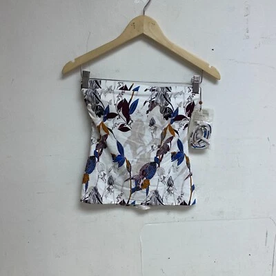 Top de bikini para mujer Calia Bandeau Tankini Island Botanical Multi WSA23304PRT Foto 1 de 4