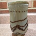 Hand blown Art Glass Cased Vase W Bullicante Murano/Czech Style Vtg