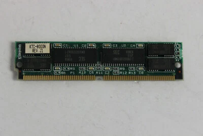 KINGSTON KTC-8000N 8MB 72 PIN SIMM MEMORY MODULE COMPAQ EQUIVALENT 128877-001 - Image 1 of 4
