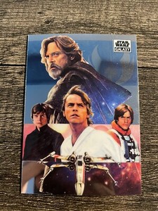 2021 Topps Star Wars Galaxy Chrome The Skywalker Saga : Luke Base #91
