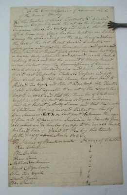 1826 Document from Trustees TOWN OF HURLEY SCHOOL DISTRICT, Ulster County, NY  - Image 1 of 3