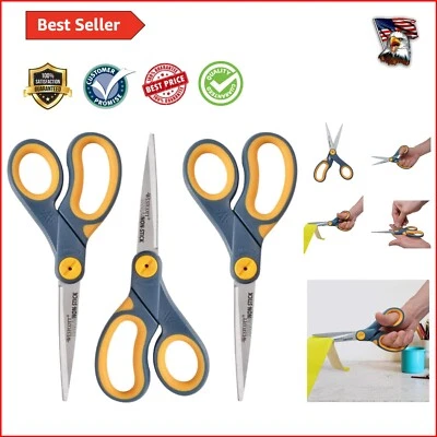 Lightweight and Durable Titanium-Bonded Scissors - 3-Pack for Ultimate Comfort - Image 1 of 4