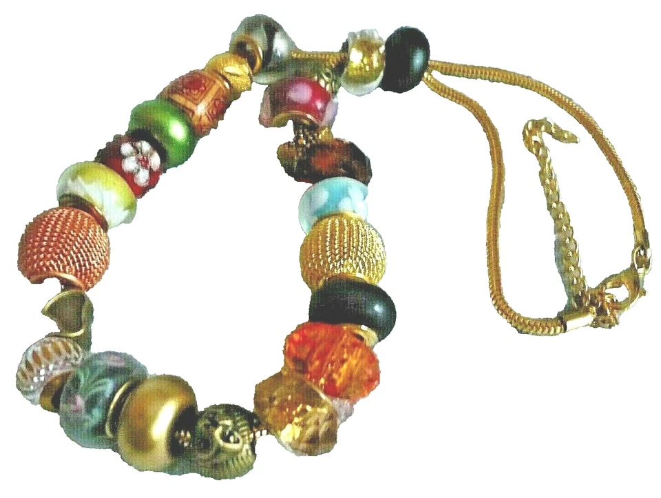 24 tlg ModeSchmuck Set Kette + Bead s gold Pfote Paket Adventskalender NEU +TOP - Bild 1 von 1