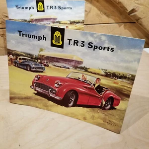 Triumph T. R. 3 Sports 1958 Sales Brochure Original England - Swanky Barn - Picture 1 of 12