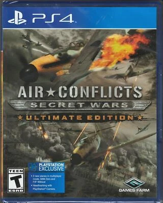 Air Conflicts: Secret Wars Ultimate Edition PS4 (Brand New Factory Sealed US Ver - Image 1 of 2