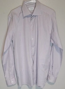 Eton Shirt Men's 16.5 Contemporary Button Up Light Purple Business Casual 42 - Picture 1 of 7