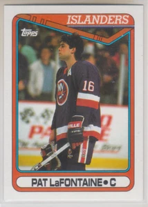 1990-91 Topps #184: Pat LaFontaine - Imagen 1 de 1