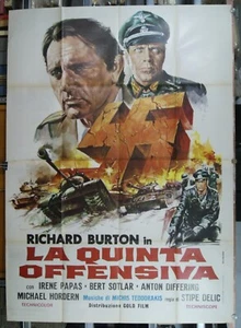 manifesto 4F film LA QUINTA OFFENSIVA - SUTJESKA Richard Burton 1973 - Picture 1 of 1