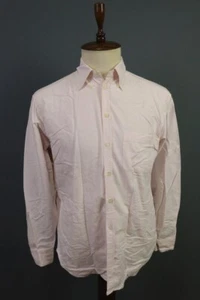 Giorgio Armani Pink Long Sleeve Button Down Shirt Size 40 / 15 3/4 - Picture 1 of 15