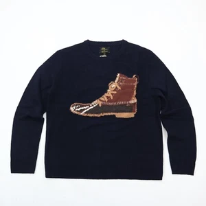 LL Bean x Todd Snyder Tejido Bean Bota Heritage Lana Suéter Para Hombres Calce Ajustado L - Nuevo con Etiquetas - Imagen 1 de 9