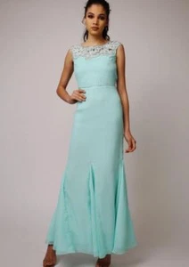 Virgos Lounge Analiese Embellished Maxi Party Dress Size UK6 EUR34 US2 RRP £140 - Picture 1 of 11