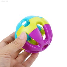 Pet Parrot Parakeet Chewing Toys Ball With Bell Pet Supply Parrots Accessory
