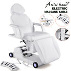 White Electric Massage Table Facial Bed Beauty Tattoo with Hand Foot Control