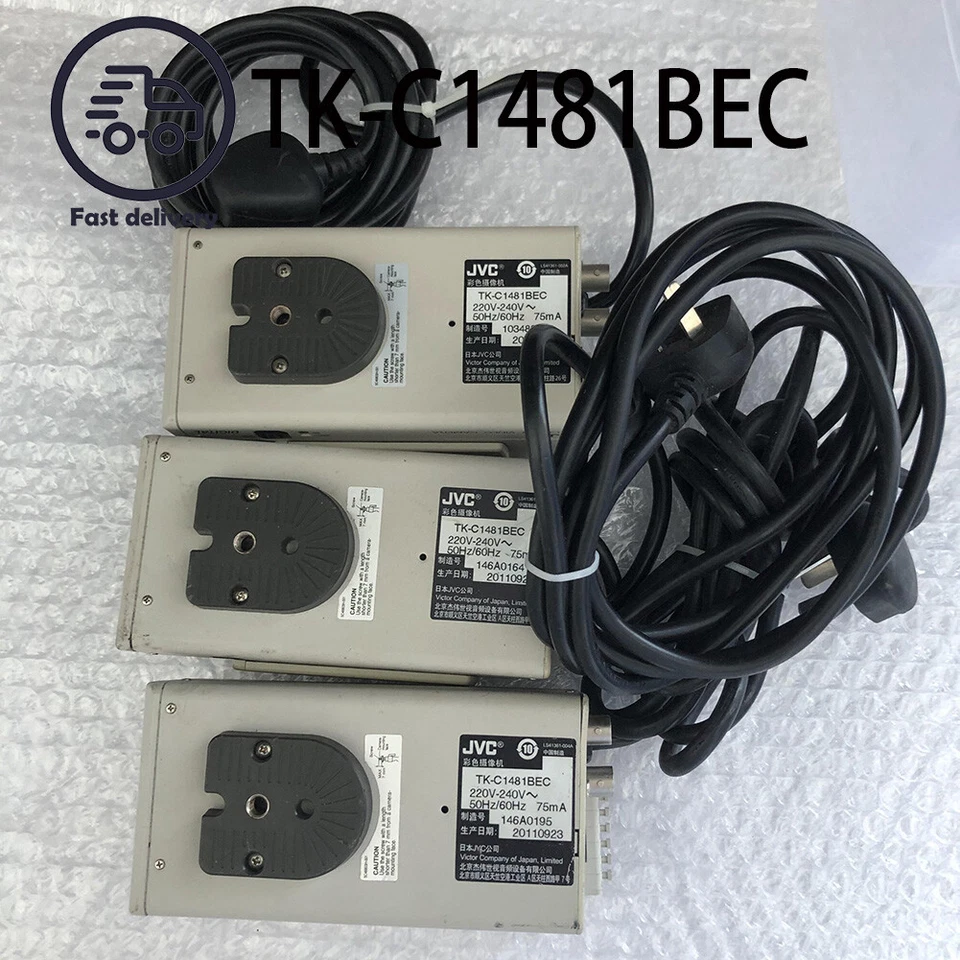 1PCS JVC TTK-C1481BEC Industrial CCD Surveillance Camera - Image 1 of 1