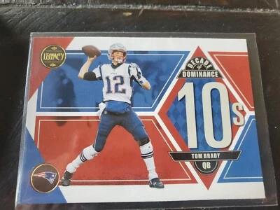 2022 Legacy Decade of Dominance Patriots Tom Brady MINT - Image 1 of 2