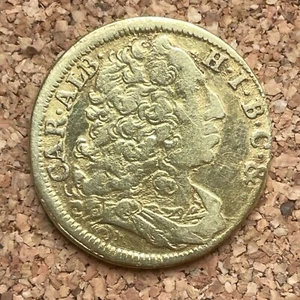 Germany. Bavaria. Karl Albert. 30 Kreuzer (1732) Gold Plated. Munich E25147 - Picture 1 of 4