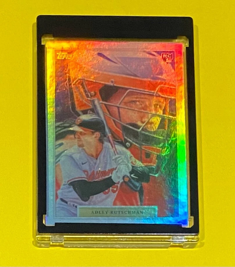 2023 Topps Adley Rutschman Game Within Game RAINBOW FOIL /99 SP Orioles #10 RC - Image 1 of 4