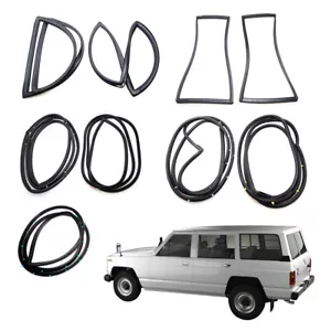 Fit Nissan Patrol Safari Y60 VRGY60 FR RR Back Barn Door Corner Weatherstrip Set - Foto 1 di 6