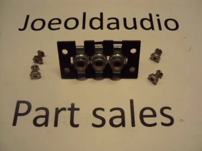 Conector de entrada Dynaco PAT 4 preamplificador RCA con hardware de montaje. Salida de separación probada PAT 4 Foto 1 de 3