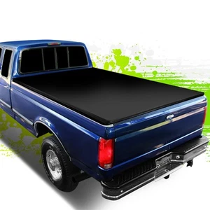 6.5ft Fleetside Vinyl Soft Tri-Fold Tonneau Cover Kit for Ford F150 F250 73-98 - Picture 1 of 12