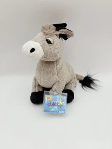 Webkinz Donkey Wide Code Tags Sealed Unused Plush Toy Virtual Pet Gray - Picture 1 of 10