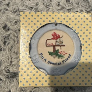 Russ Weihnachten Andenken nie geöffnet Kardinal Ornament Freund  - Bild 1 von 3