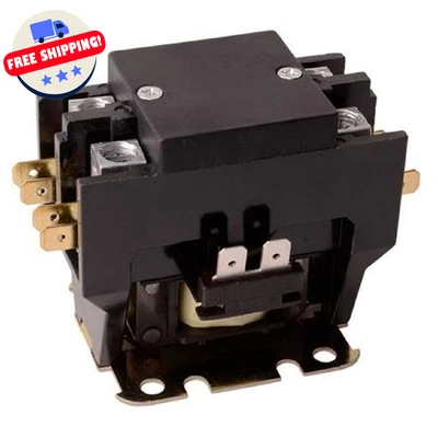 120V Coil 2 Pole FLA 40 Amp Definite Purpose Contactor - Image 1 of 4