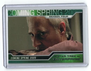 BRENT SPINER AS DR ARIK SOONG PROMO CARD P2 2005 STAR TREK ENTERPRISE SEASON 4 - Picture 1 of 2