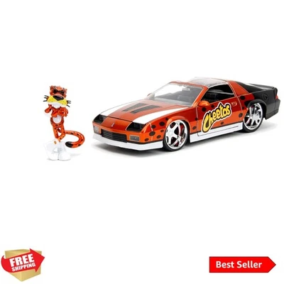 Cheetos 1:24 1985 Chevy Camaro Z28 Die-Cast Car & 2.75" Chester Cheetah Figure - Image 1 of 4