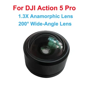 200° Fisheye Lens Wide Angle Action Camera Lens for DJI Osmo Action 5 Pro Camera - Imagen 1 de 13
