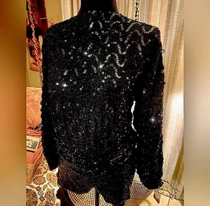 Vintage 70’s 4 Piece Sequin Hot Pants Set Size 8 - Bild 1 von 9