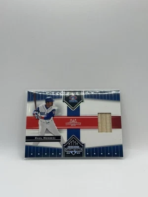 Donruss Champions Impressions Materials 2005 Raul Mondesi #78 Bat Relic Toronto Foto 1 de 2