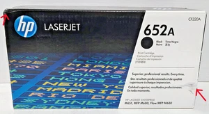 Cartucho de impresión HP LaserJet 652A original original negro CF320A nuevo en caja - Imagen 1 de 8