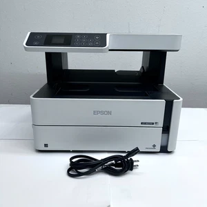 Epson EcoTank ET-M2170 Wireless Monochrome All-in-One Printer - NO INK - 0 PAGES - Picture 1 of 9