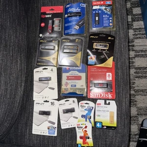 Flash Drive Random Lot New 80GB PNY Sandisk Gigaware - Picture 1 of 13