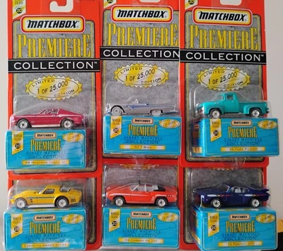 1998 Vintage Matchbox Premiere Series #20 6 Car Set Street Machines 1/25,000 - Image 1 of 4