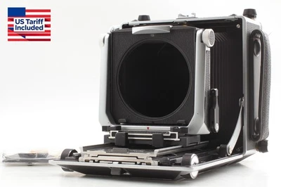 New Bellows [Near MINT] Linhof Master Techinika 4x5 RF Film Camera From JAPAN - Image 1 of 4