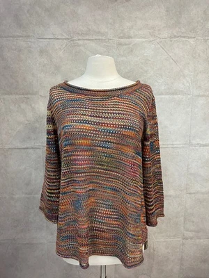 John Paul Richard Women's Multicolor Knit Sweater Pullover Size XL - Image 1 of 4