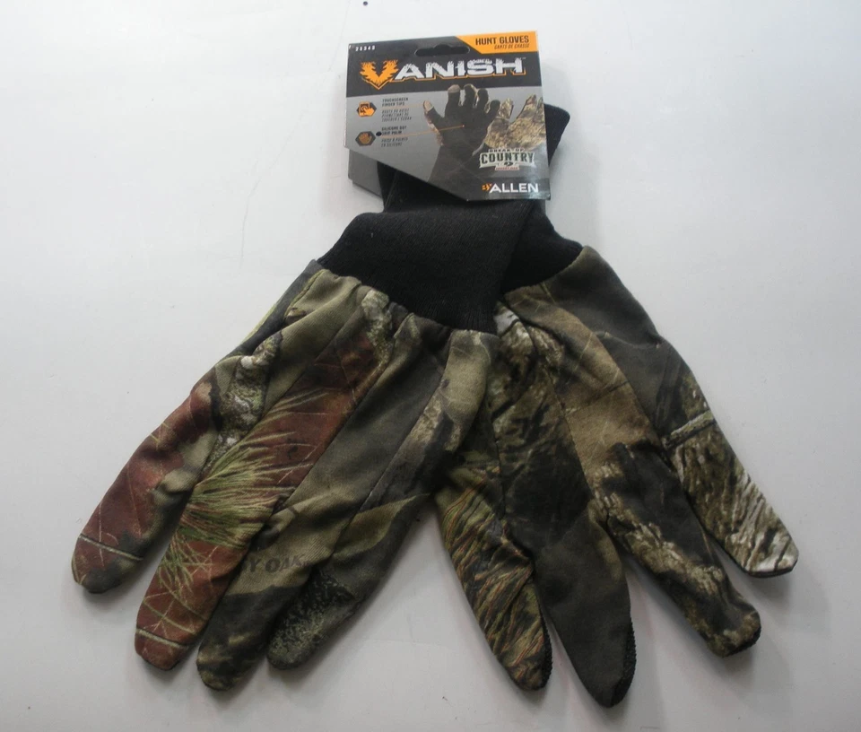 Allen 25343 Jersey Gloves Mossy Oak Breakup Country Camo Extra Long Cuff - Image 1 of 4
