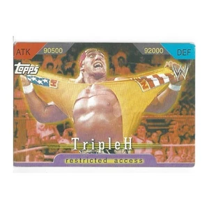 Hulk Hogan WWE WWF Error Card 2006 TOPPS Insider Restricted Access - Triple H - Picture 1 of 2
