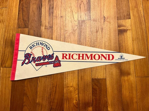 RICHMOND BRAVES Defunct Vintage Pennant AMF ad Cover