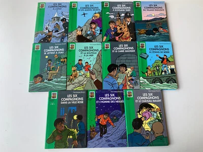 LOT 11 livres les SIX (6) compagnons récents - collection la BIBLIOTHEQUE VERTE - Photo 1/4