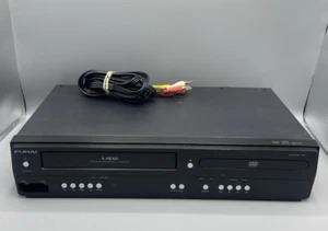 Funai DV220FX4 Combo DVD VCR Player With AV Cables Black Tested No Remote VHS - Picture 1 of 18