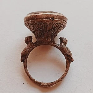 ANILLO ANTIGUO PIEDRA NEGRA INCREÍBLE ARTEFACTO AUTÉNTICO - Imagen 1 de 3