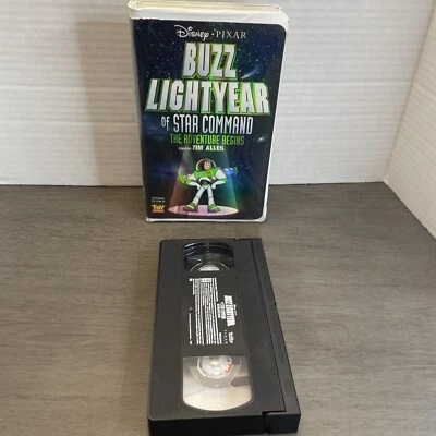 Buzz Lightyear of Star Command: The Adventure Begins (VHS, 2000) - Image 1 of 3