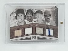 Sandberg Dawson Jenkins Harnett 2016 Pantheon Monuments QUAD PATCH Chicago Cubs